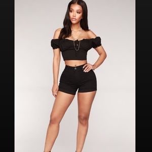 No Muffin Top Denim Shorts